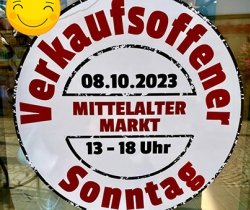 Verkaufsoffener Sonntag und Mittelaltermarkt